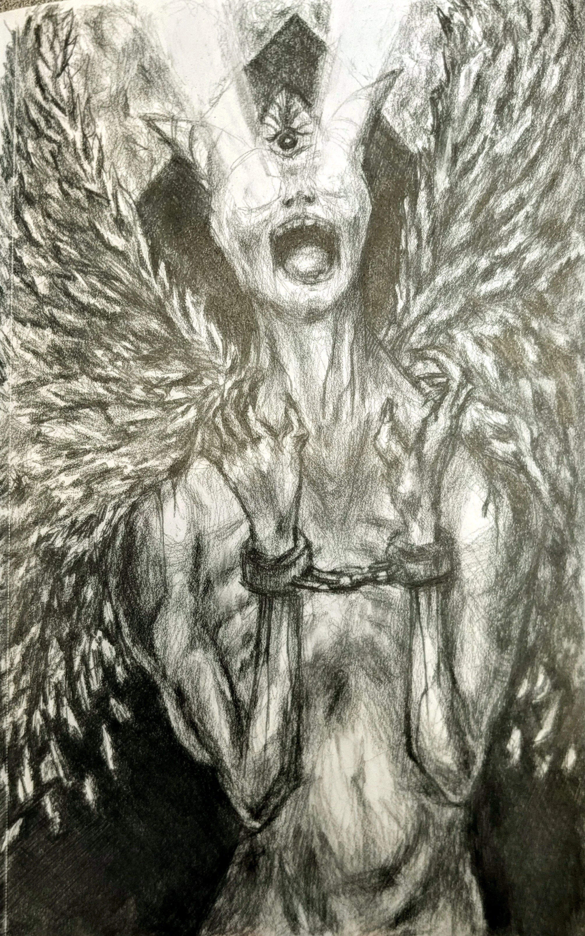  The Grudge(Feb 14, 2024)<br>Pencil on paper