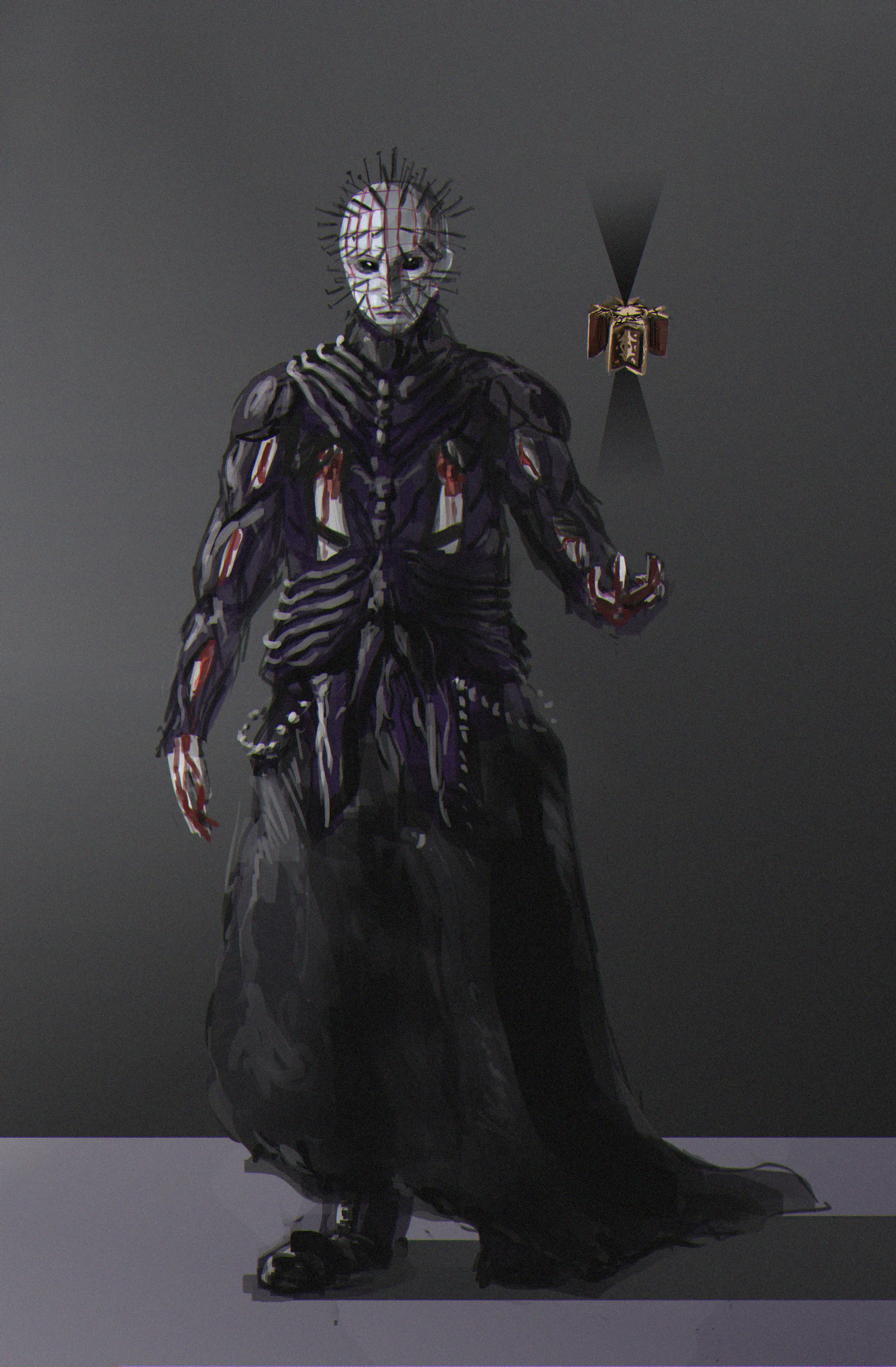 Lead Cenobite (monthly character design challenge) (Spetember 21, 2025) <br>Krita